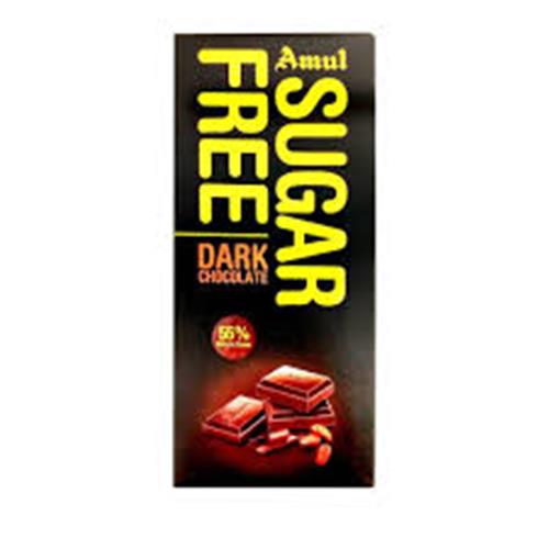 AMUL DARK CHOCOLATE SUGAR FREE 150GM